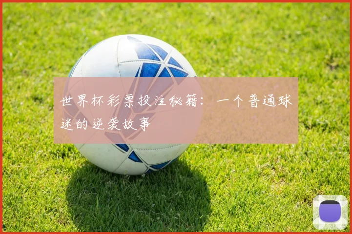 世界杯彩票投注秘籍:一个普通球迷的逆袭故事